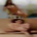 Nude woman covered Clover