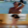 Nude woman with man during sex